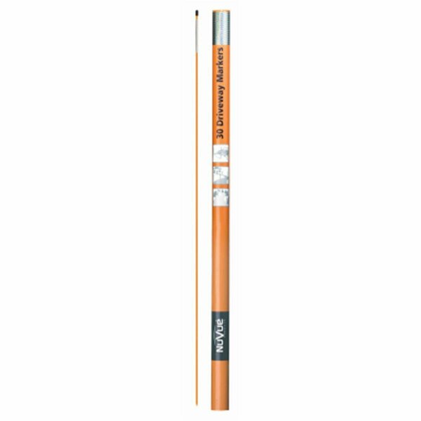 Nuvue Products 46 in. Orange Contractor Driveway Markers NU570957